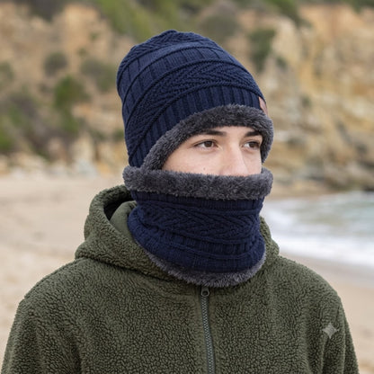 Gorro con Bufanda Práctico y Cálido + Envío Gratis